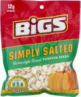 Bigs Simply Salted Pumpkin Seeds Homestyle Roasted