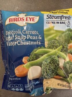BIRDS EYE Broccoli, Carrots, Sugar Snap Peas & Water Chestnuts