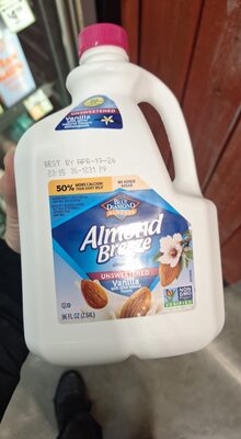 Blue Diamond Almonds Almond Breeze almond milk UNSWEETENED Vanilla with other natural flavors