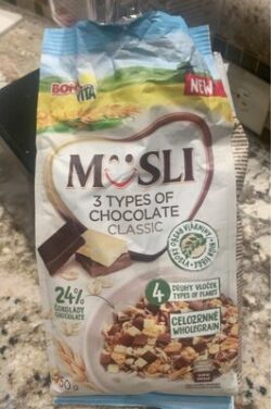 Bona Vita Musli Wholegrain (3 types of chocolate)