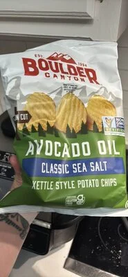 Boulder Canyon Avocado Oil Classic Sea Salt Kettle Style Potato Chips