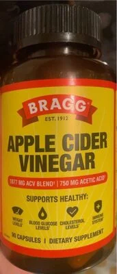 Bragg Apple cider vinegar capsules