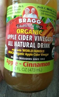 Bragg Organic Apple Cider Vinegar Refresher - Apple Cinnamon