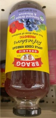 Bragg Organic Apple Cider Vinegar Refresher - Concord Grape Hibiscus