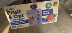 BRAINIAC Fruit & Oat Smoothies Berry Blast