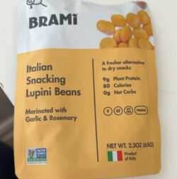 Brami Italian Snacking Lupini Beans, Garlic & Rosemary