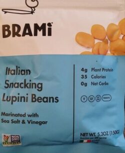 Brami Italian Snacking Lupini Beans, Sea Salt & Vinegar