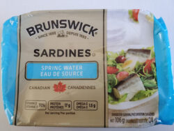 Brunswick Boneless Butterflied Sardine Fillets