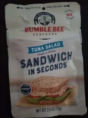 Bumble Bee Sandwich in seconds tuna salad, tuna