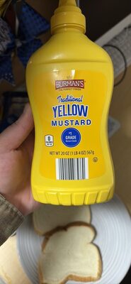 Burman's Traditional Yellow Mustard