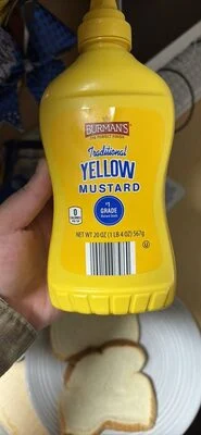 Burman's Traditional Yellow Mustard