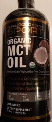 California Gold Nutrition Organic MCT Oil