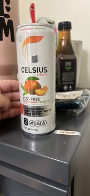 CELSIUS Fizz-Free Peach Mango Green Tea