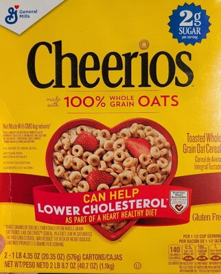 Cheerios Toasted Whole Grain Oat Cereal