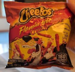 Cheetos Flamin' Hot Limon Crunchy Cheese Flavored Snacks