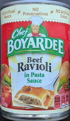 Chef Boyardee Beef Ravioli in Pasta Sauce