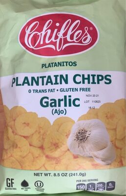 Chiffle's Plantain Chips garlic