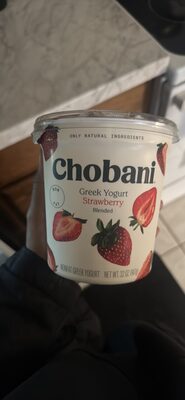 Chobani Greek Yogurt Strawberry Blended