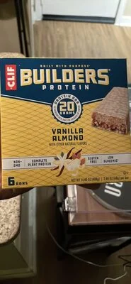 CLIF BUILDERS PROTEIN VANILLA ALMOND