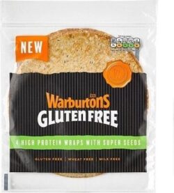 Co-op Gluten Free 4 High Protein Wraps with Super Seeds