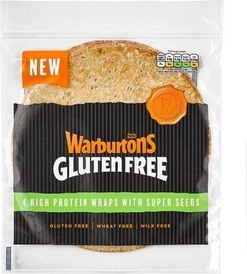 Co-op Gluten Free 4 High Protein Wraps with Super Seeds