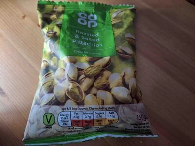 co op ROASTED & SALTED PISTACHIOS