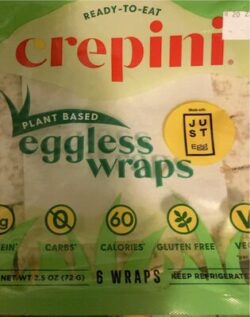 Crepini Plant-based eggless wraps