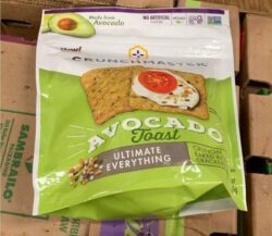 Crunchmaster Avocado Toast Ultimate Everything Baked Rice Crackers