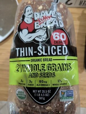 Dave’s Killer Bread Thin-sliced 21 Whole Grains And Seeds Organic Bread