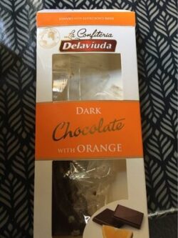 Delaviuda Dark chocolate with orange