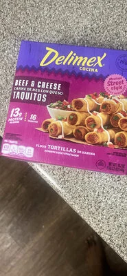 Delimex Beef & Cheese Taquitos