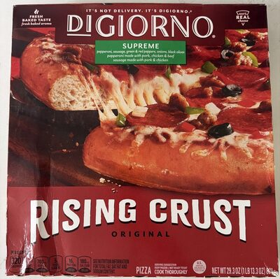 DiGiorno RISING CRUST ORIGINAL SUPREME PIZZA