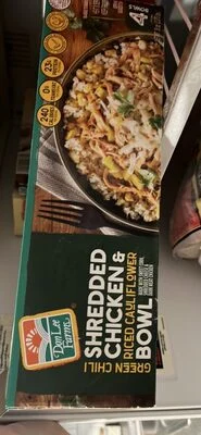 Don Lee Farms Shredded Chicken & Riced Cauliflower Bowl Green Chili