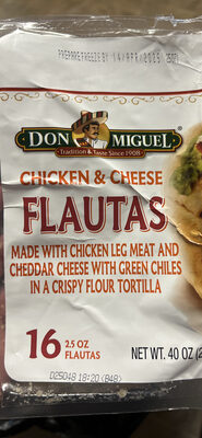 Don Miguel Chicken & Cheese Flautas
