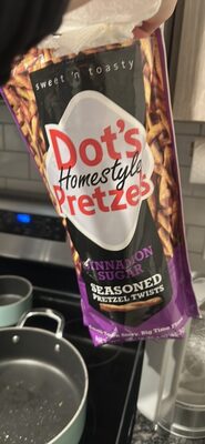 Dot's Homestyle Pretzels Cinnamon Sugar Seasoned Pretzel Twists