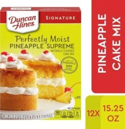 Duncan Hines Signature perfectly moist pineapple supreme naturally