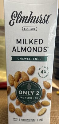 Elmhurst MILKED ALMONDS UNSWEETENED
