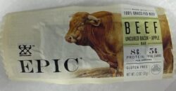 EPIC Beef apple uncured bacon