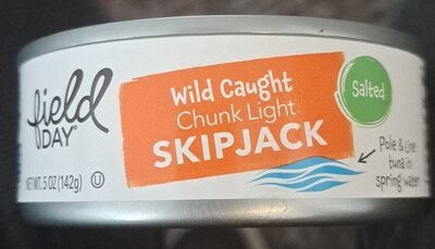 Field Day Wild Caught Pole & Line Chunk Light Skipjack Salted