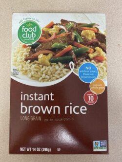 Food Club Instant Brown Rice