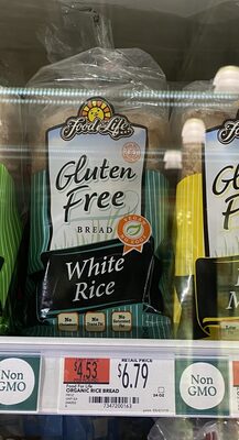 Food For Life gluten free, white rice bread
