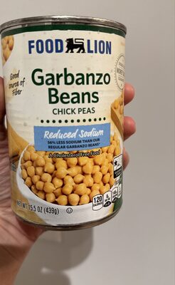 Food Lion Garbanzo Beans Chick Peas