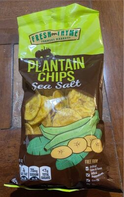 Fresh Thyme Market Plantain Chips Sea Salt
