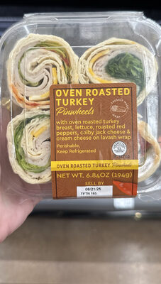 Freshly Made Oven Roasted Turkey Pinwheels