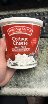 Friendly Farms Cottage Cheese Small Curd 4% Milkfat Minimum