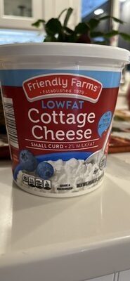 Friendly Farms Lowfat Cottage Cheese Small Curd 2% Milkfat