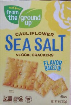 From the Ground Up Cauliflower Sea Salt Veggie Crackers