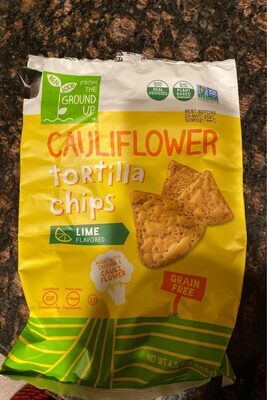 from the ground up Cauliflower Tortilla Chips - Lime