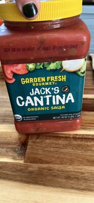 Garden Fresh Gourmet Jack's Cantina Organic Salsa