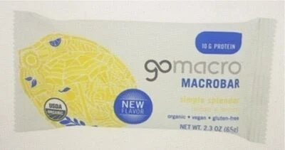 GoMacro Organic MacroBar Lemon + Lemon